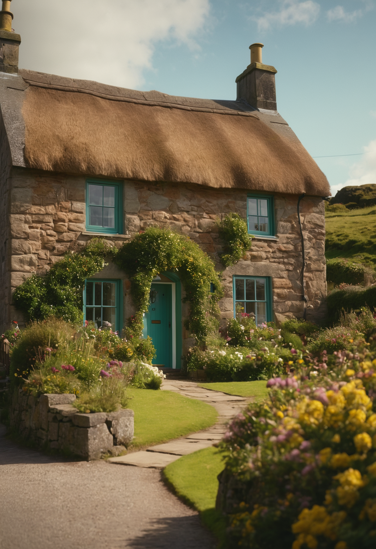 00109-a beautiful cottage, scotland coastal village, (sharp focus_1.2), extremely detailed, (photorealistic_1.4), (RAW image, 8k high.png